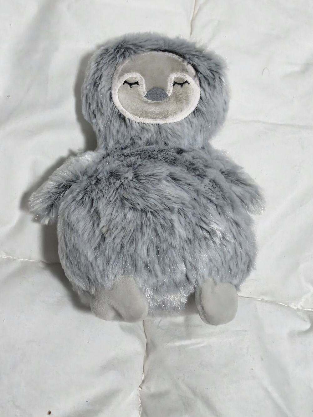 Slumberkins 6" Mini Plush Ice Gray Silver Stuffed Penguin Retired Discontinued